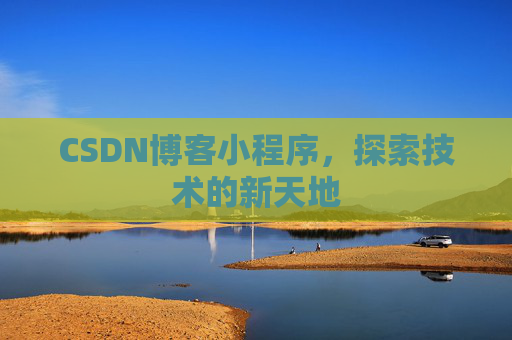 CSDN博客小程序，探索技术的新天地